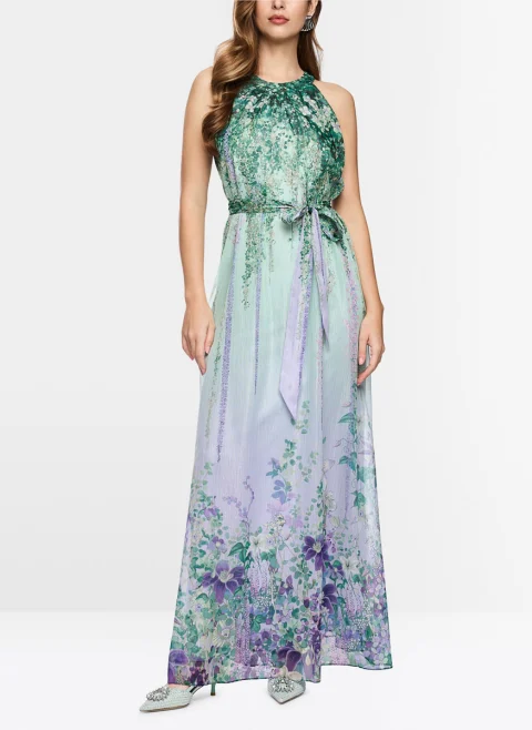 Рокля с флорален принт 'Romantic elegance' Marc Cain Glam — снимка 2