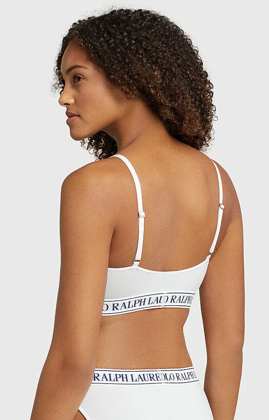 Спортен бралет с лого акцент — снимка 3