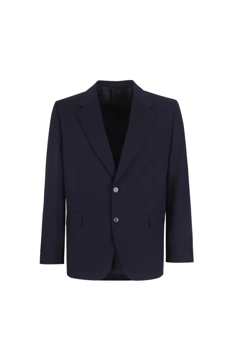 Single-Breasted Regular Jacket in Navy