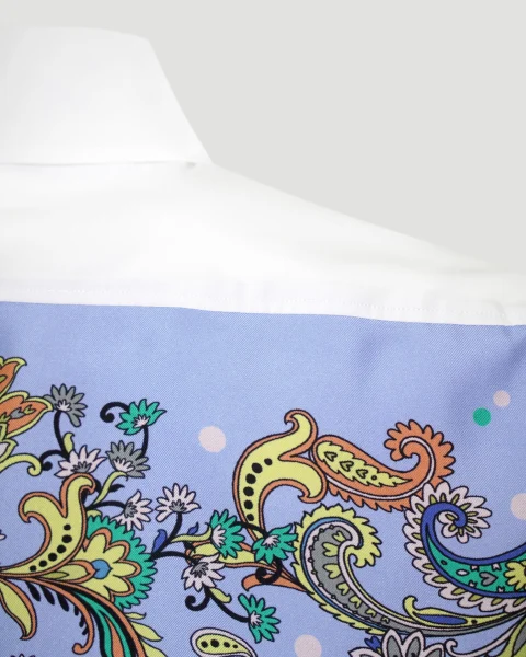 Paisley Shirt in Multicolour Cotton — снимка 3