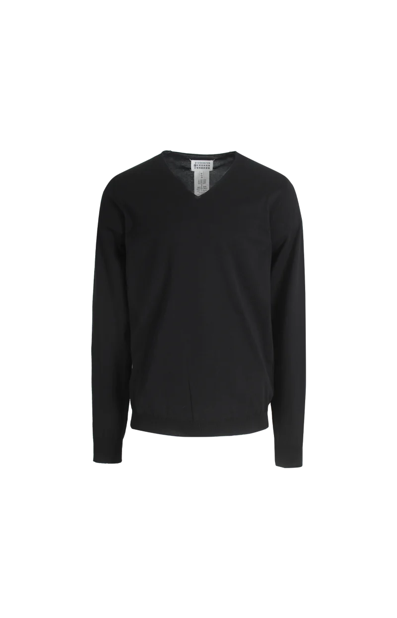 Cotton V-Neck Sweater
