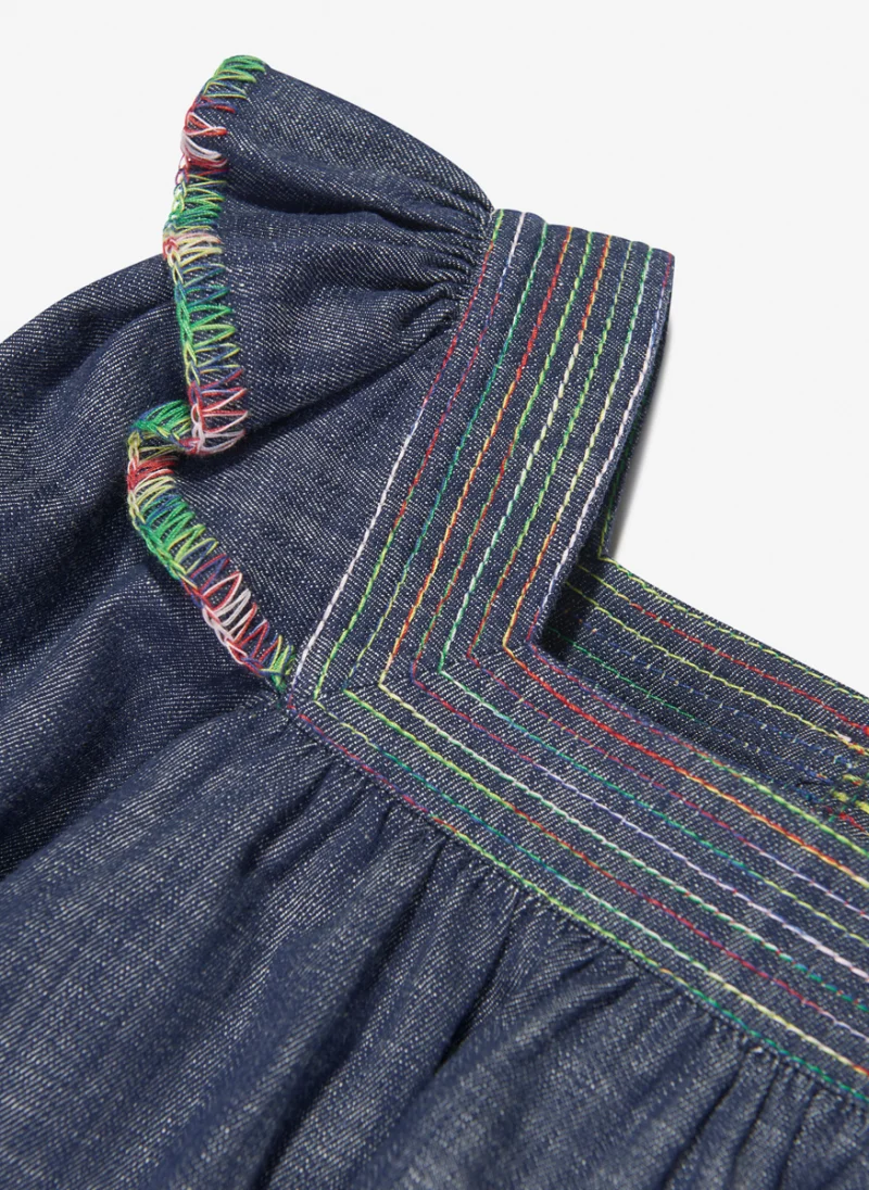 Блуза 'Alight Denim' Zimmermann Kids — снимка 3