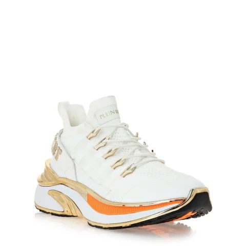 Мъжки бели маратонки PLEIN SPORT — снимка 8