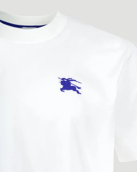 EKD Cotton T-Shirt in White — снимка 3