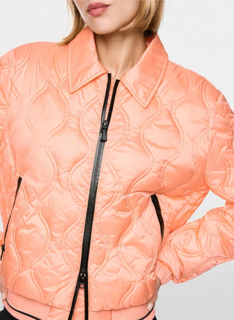Капитонирано яке с контрастни детайли Marc Cain Sports — снимка 4