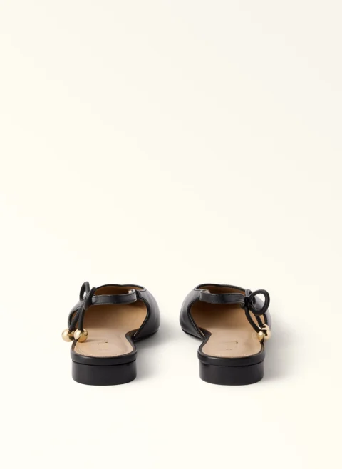Балеринки с панделка Furla Poppy Nero — снимка 3