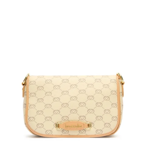 Дамска бежова чанта Monogram Braccialini