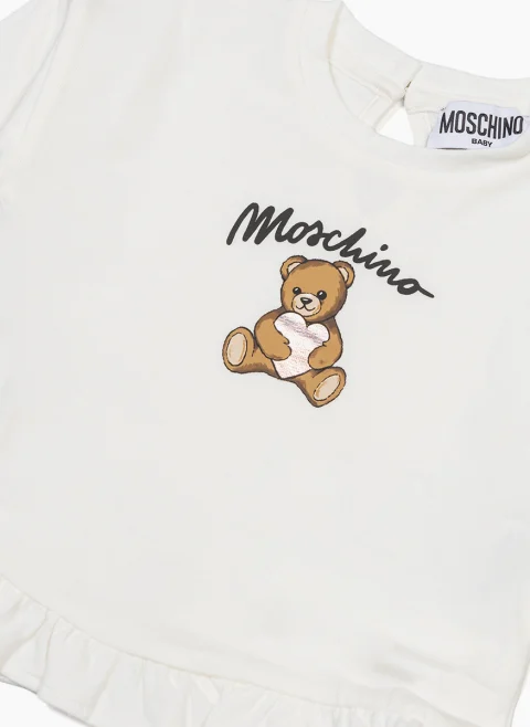 Комплект с принт Moschino Kids — снимка 3