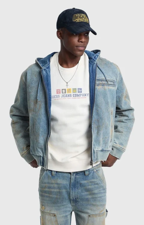 Дънки BAGGY с износен ефект