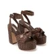 Дамски кафяви сандали Formentera Casadei — снимка 3