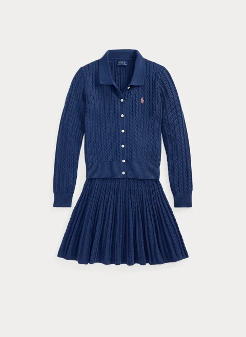 Комплект 'Cable-knit' Ralph Lauren Kids 7-14 — снимка 5