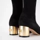 Дамски черни чизми Casadei — снимка 3