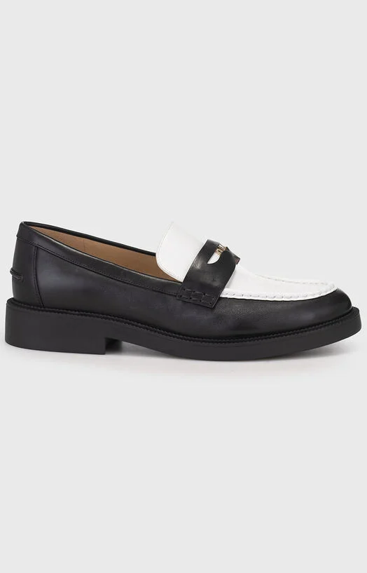 Leather loafers