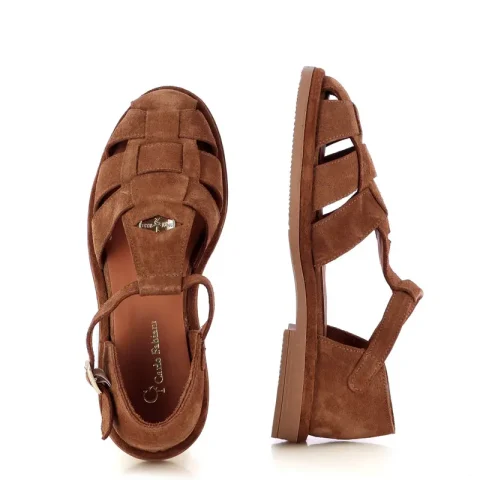 Дамски Равни Сандали CARLO FABIANI – 252-40219 COCONUT — снимка 5