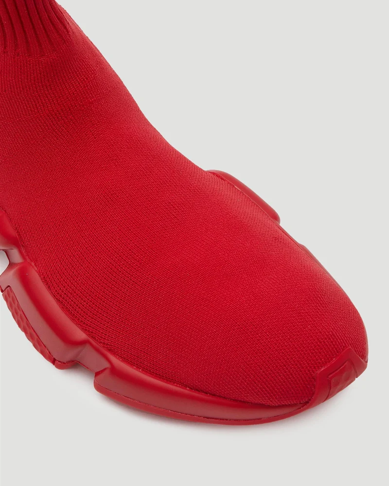 Balenciaga x adidas Speed Trainers in Red — снимка 4