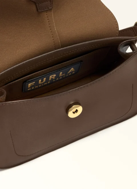 Чанта Furla Flow Mini Nuvola Espresso — снимка 4