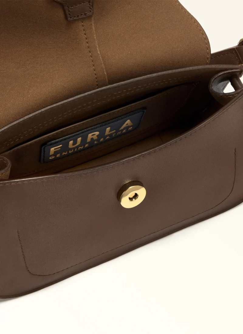 Чанта Furla Flow Mini Nuvola Espresso — снимка 4