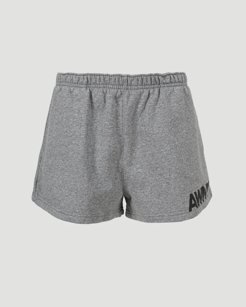 Graphic Logo Print Cotton Shorts