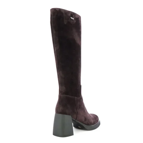 Ботуши На Ток CARLO FABIANI – 12715328 BROWN SUEDE — снимка 2