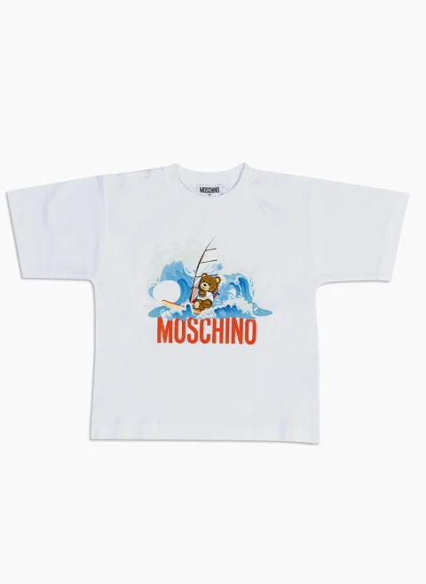 Комплект с принт Moschino Kids — снимка 3