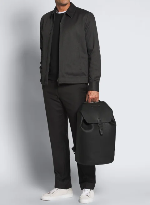 Раница от естествена кожа Brioni — снимка 5