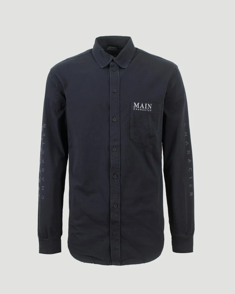 Main Character Artwork Shirt in Black