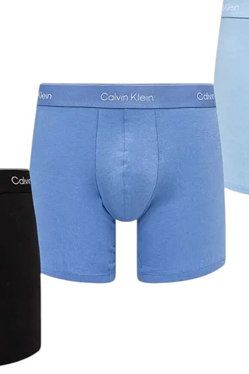 Бельо (Pack of 3) Low Rise Trunk LV00NB4389 W8O black, glacier, blue bell w/ d — снимка 2