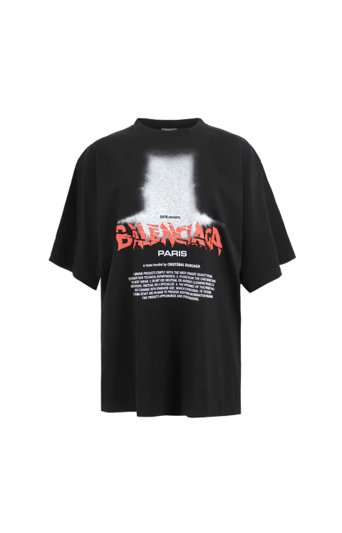 The Door Oversized T-Shirt in Black