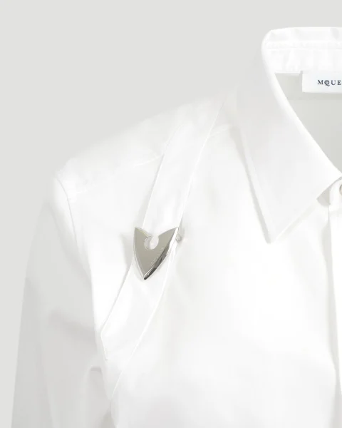 Harness Shirt in Optical White — снимка 2