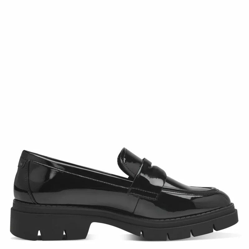 Дамски Лоуфър TAMARIS – 1-24313-42-018 BLACK PATENT — снимка 2