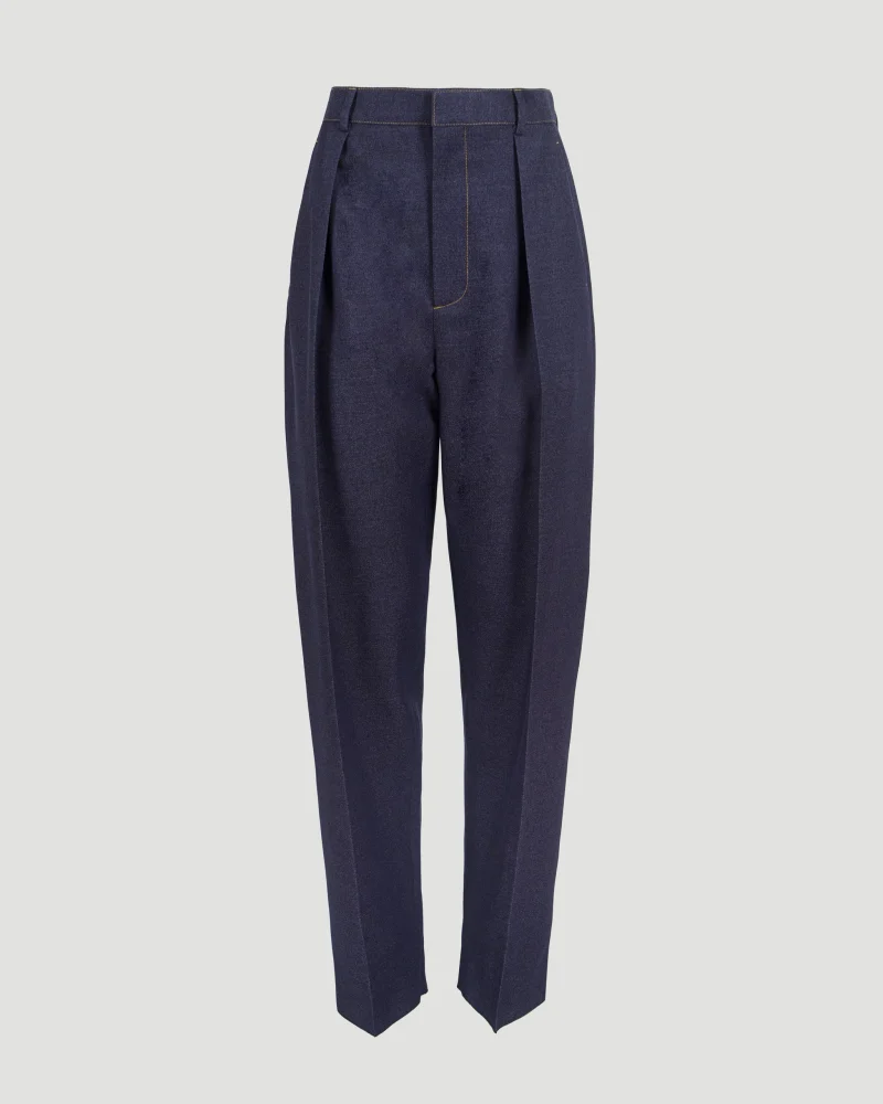 Melange Wool Pants