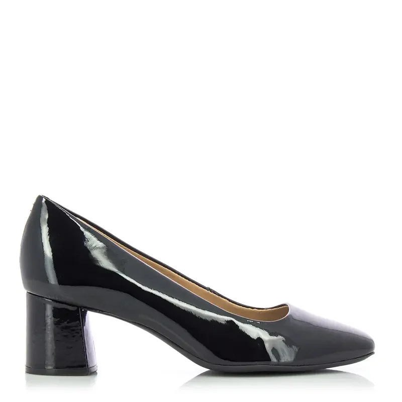 Дамски обувки на ток WIRTH – 57500 MELZO verniz super soft preto