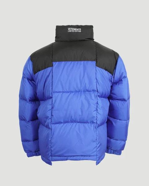 Puffer Jacket in Blue and Black — снимка 3