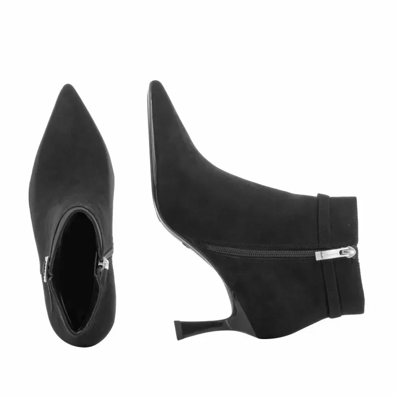 Дамски Боти На Ток TAMARIS – 1-1-25329-21 BLACK — снимка 5