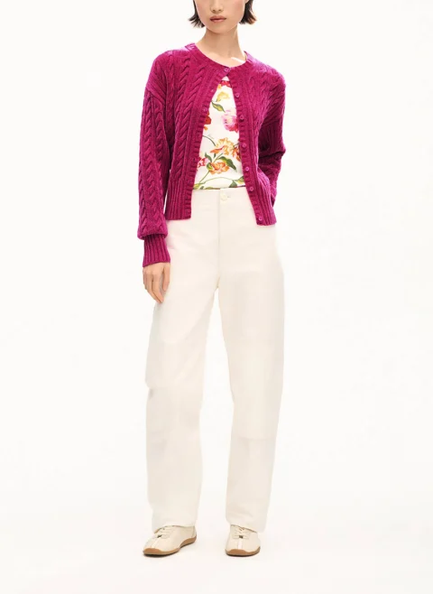Жилетка 'Cable-knit' от кадифе Kenzo
