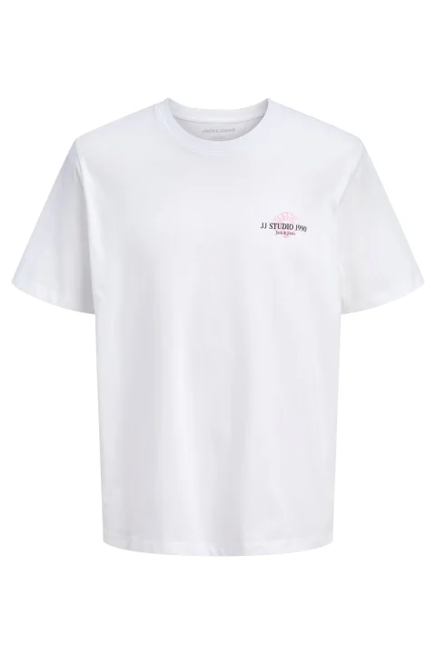 T-Shirt Jjcorals Ss Crew Neck 12288345 11-0601 TCX bright white