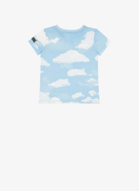 Тишърт с принт Moschino Kids — снимка 3