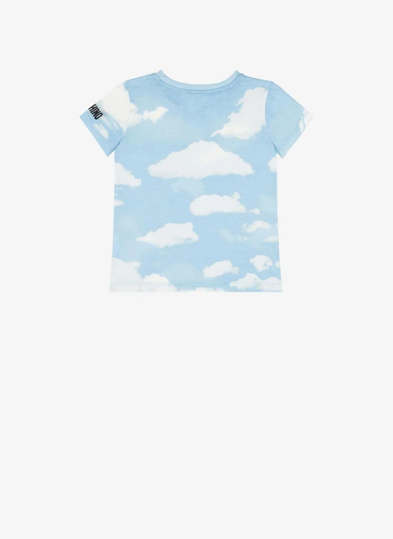 Тишърт с принт Moschino Kids — снимка 3