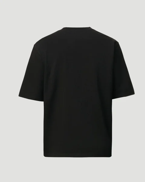 Cotton Ami de Coeur T-Shirt in Black — снимка 3