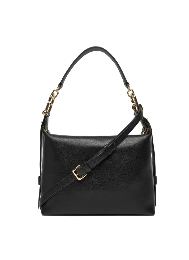 Кожена чанта Furla Tonie Nero M — снимка 3