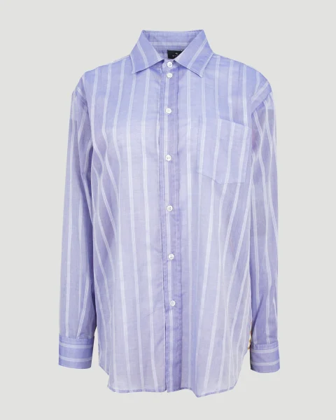 Regular Fit Striped Cotton Shirt
