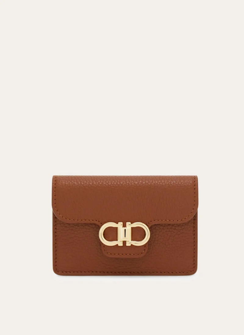 Ключодържател от естествена кожа 'Gancini' Ferragamo
