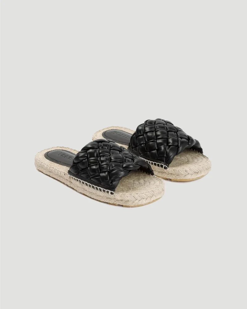 Jack Flat Sandal in Black — снимка 2