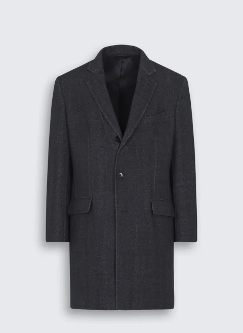 Палто от вълна 'Chesterfield' Brioni — снимка 4