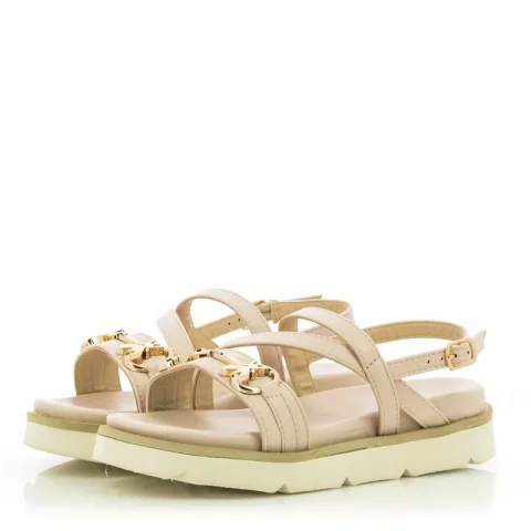 Сандали Момичета PATRIZIA PEPE – PPJ238.02 OFF WHITE/PLATINO — снимка 3