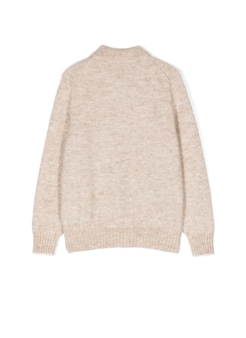 Пуловер с алпака Brunello Cucinelli Kids 8 — снимка 2