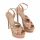 Дамски сандали с платформа Casadei — снимка 3