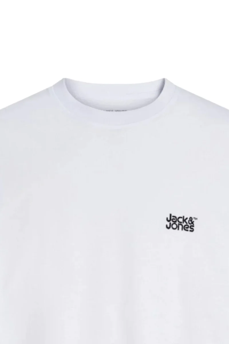 T-Shirt Jjecolton 12299016 C-N100 white — снимка 2