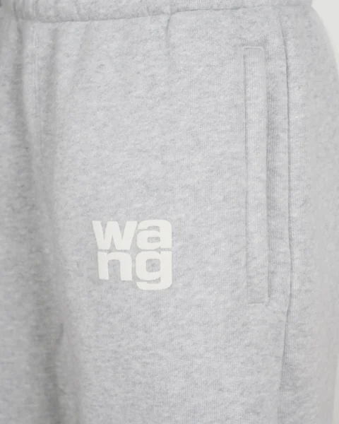 Cotton Sweatpants in Light Grey — снимка 3