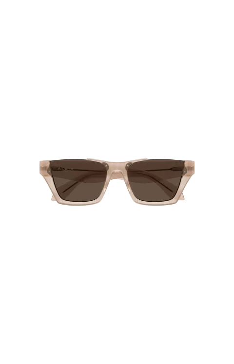 Rectangular Sunglasses in Pink